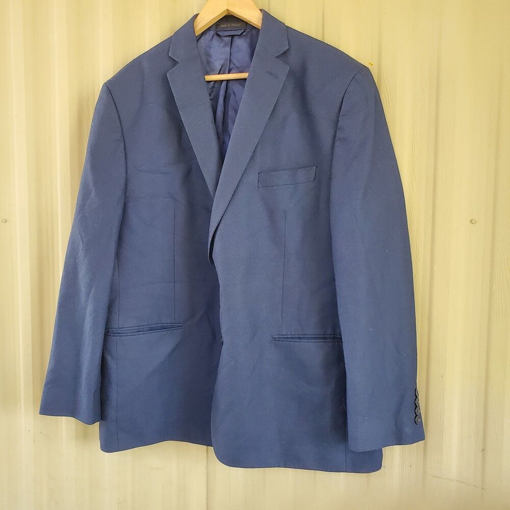 Van Heusen Navy Blue Blazer Size 48R